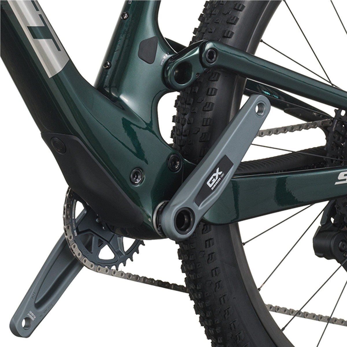 Heldämpad MTB Scott Spark RC Team Issue Twinkle Green