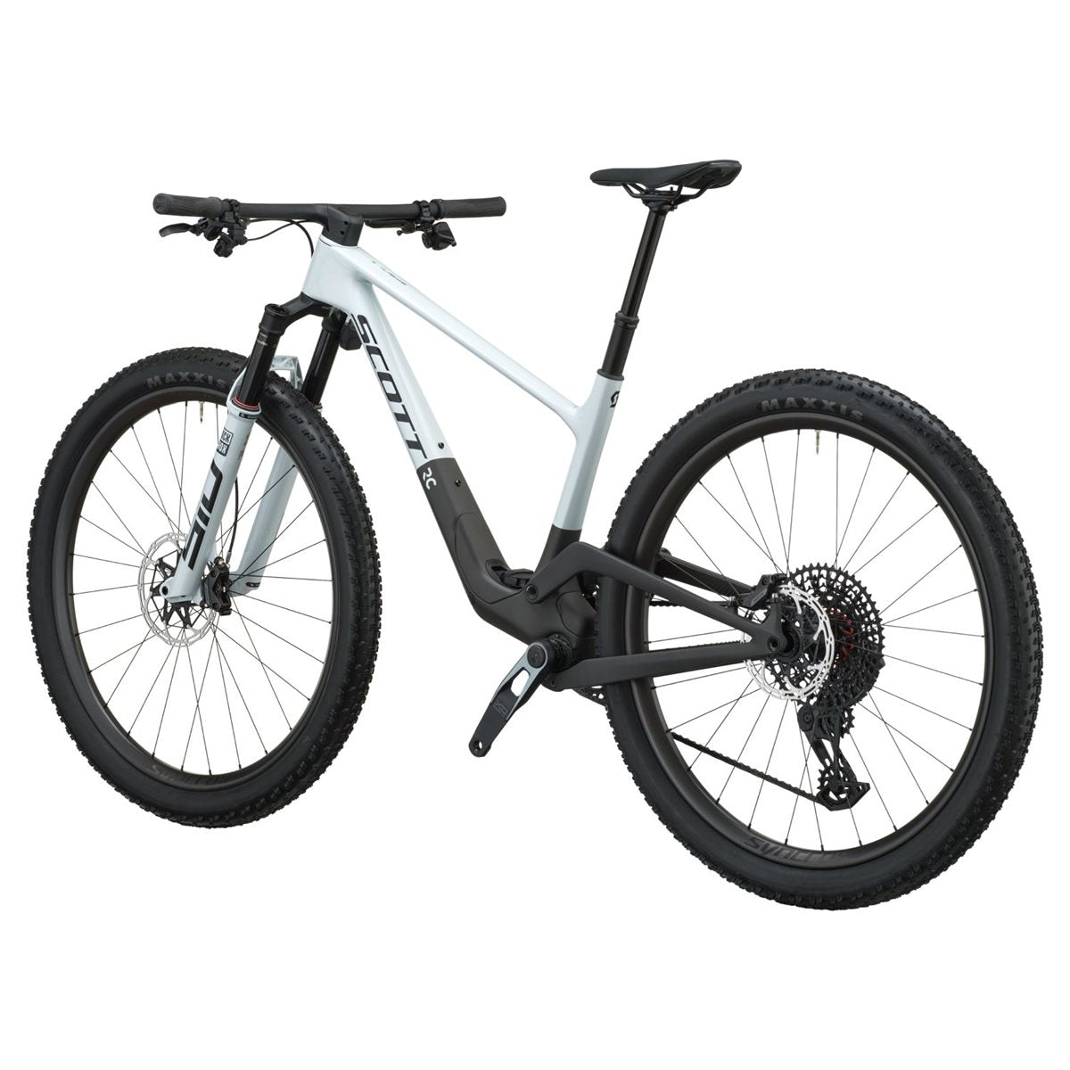 Heldämpad MTB Scott Spark RC World Cup Cumulus White/Carbon Black