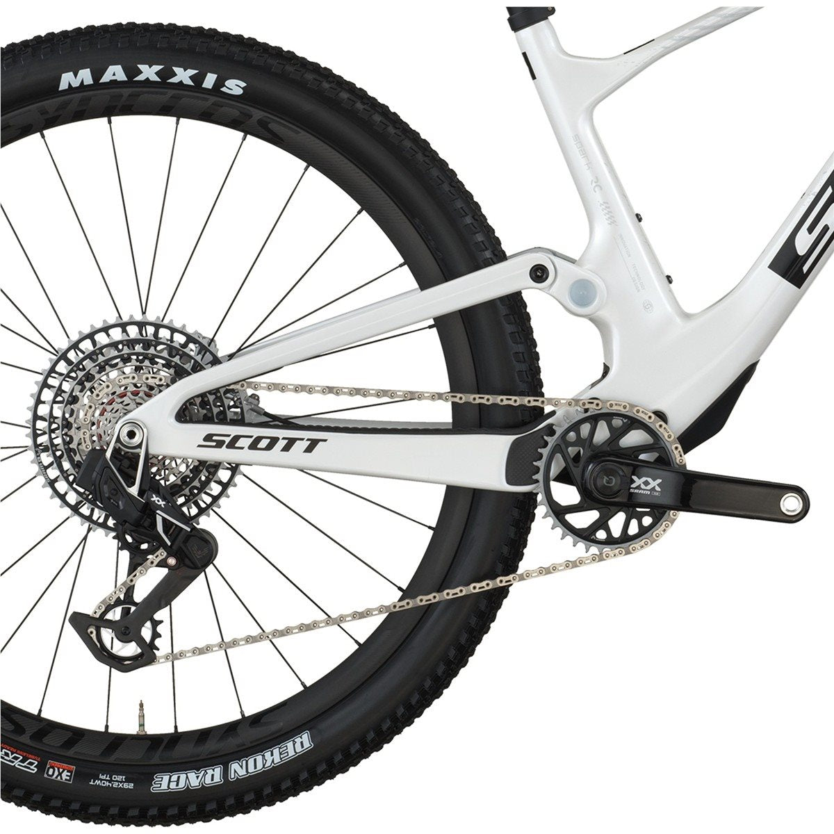 Heldämpad MTB Scott Spark RC World Cup EVO White