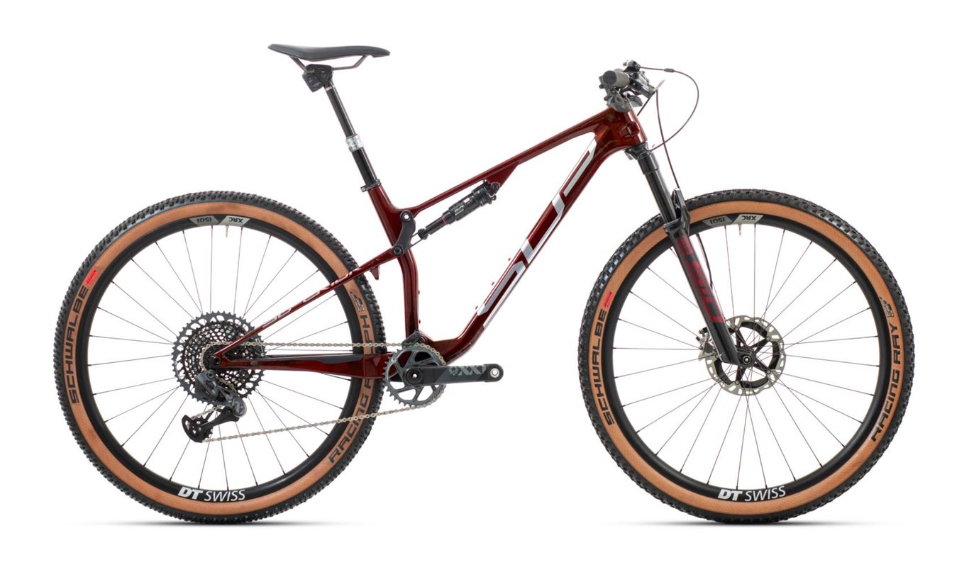 Heldämpad MTB Superior Team Xf29 Racing Factory_23 Gloss Carbon Red