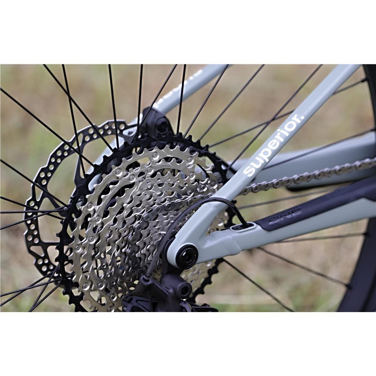 Heldämpad MTB Superior XF 6.6 DC Matte Green Grey