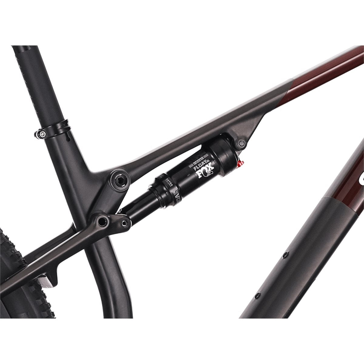 Heldämpad MTB Superior XF 9.6 Team Red Carbon/Matte Carbon