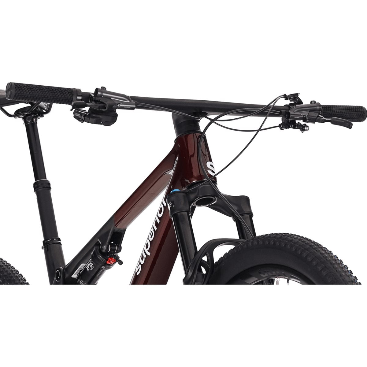 Heldämpad MTB Superior XF 9.6 Team Red Carbon/Matte Carbon
