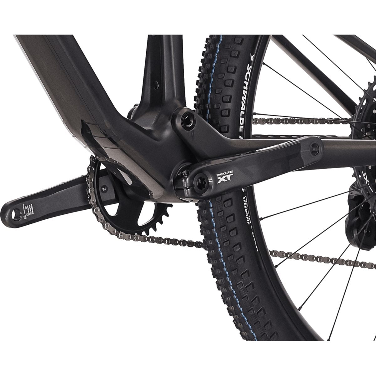 Heldämpad MTB Superior XF 9.6 Team Red Carbon/Matte Carbon