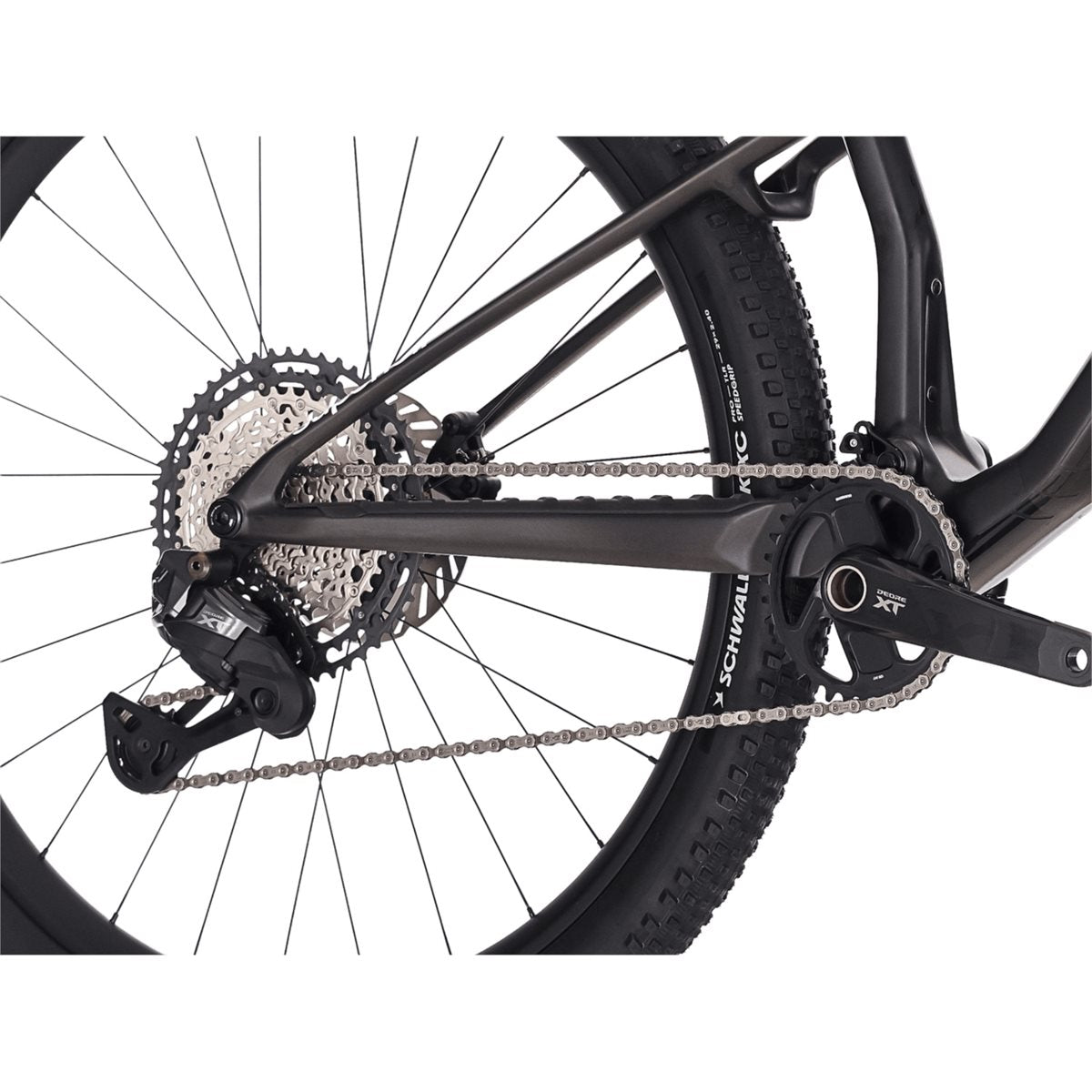 Heldämpad MTB Superior XF 9.6 Team Red Carbon/Matte Carbon