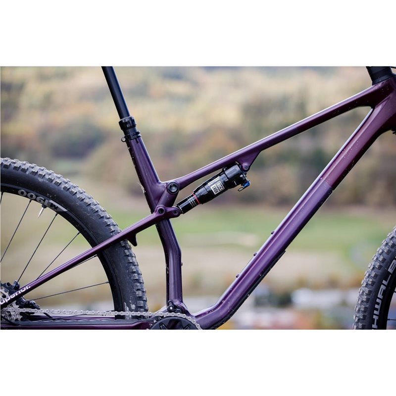Heldämpad MTB Superior XF 9.7 DC Matte Carbon Berry