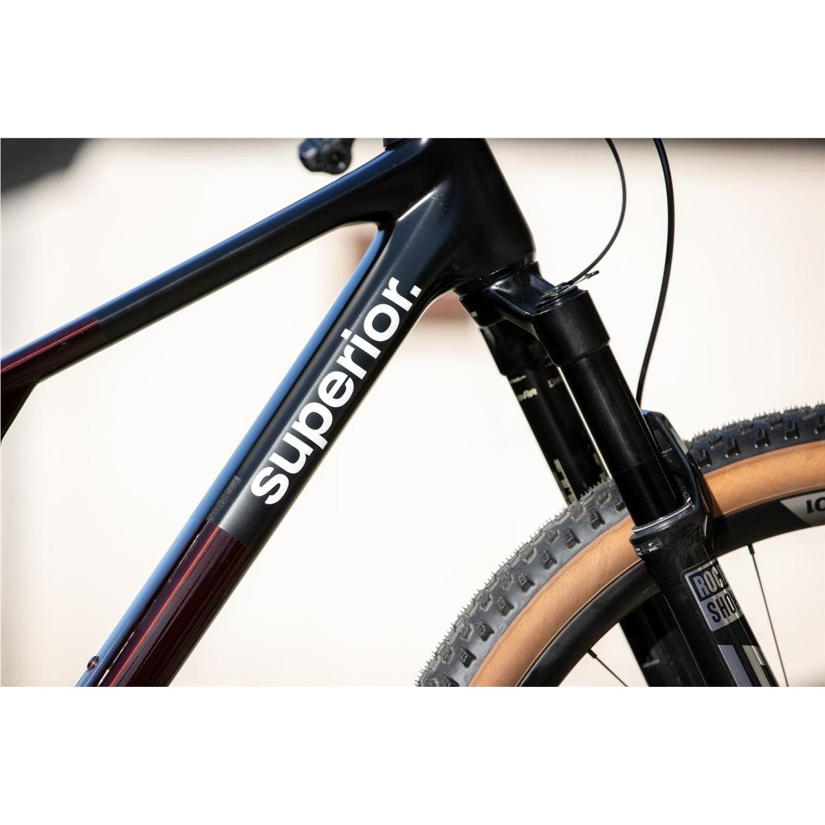 Heldämpad MTB Superior XF 9.9 Team Gloss Red Carbon/Black