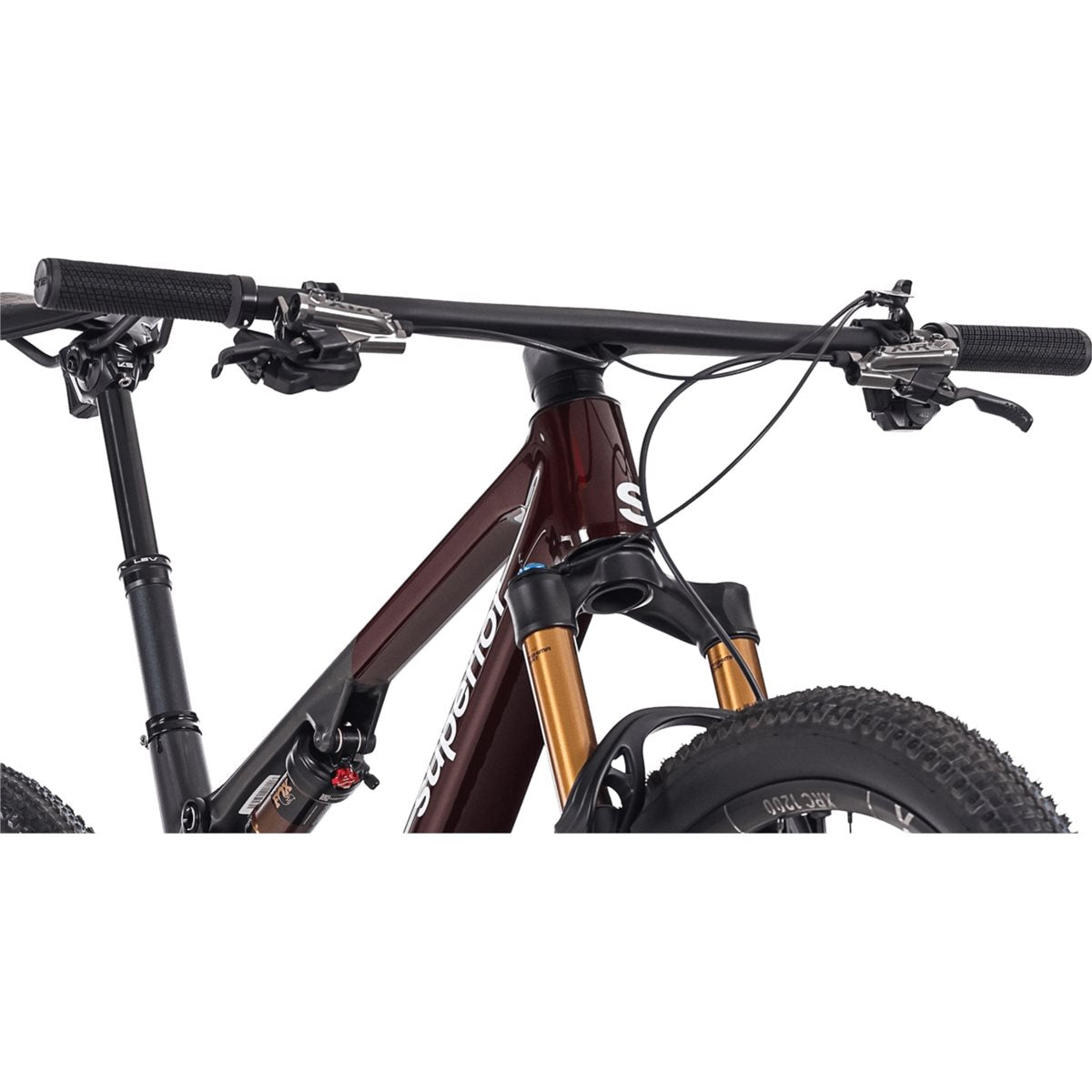 Heldämpad MTB Superior XF 9.9 Team Red Carbon/Matte Carbon