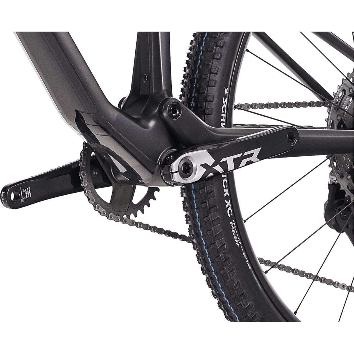 Heldämpad MTB Superior XF 9.9 Team Red Carbon/Matte Carbon