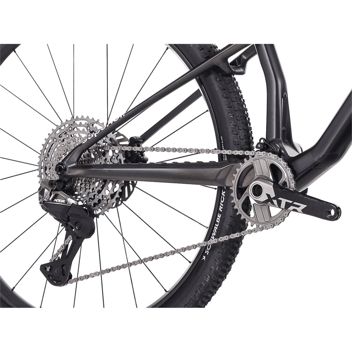 Heldämpad MTB Superior XF 9.9 Team Red Carbon/Matte Carbon