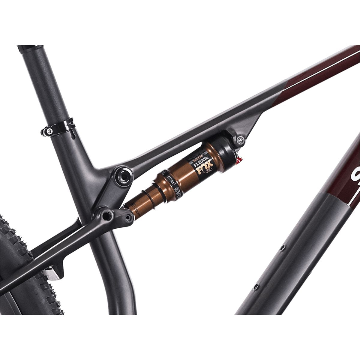Heldämpad MTB Superior XF 9.9 Team Red Carbon/Matte Carbon