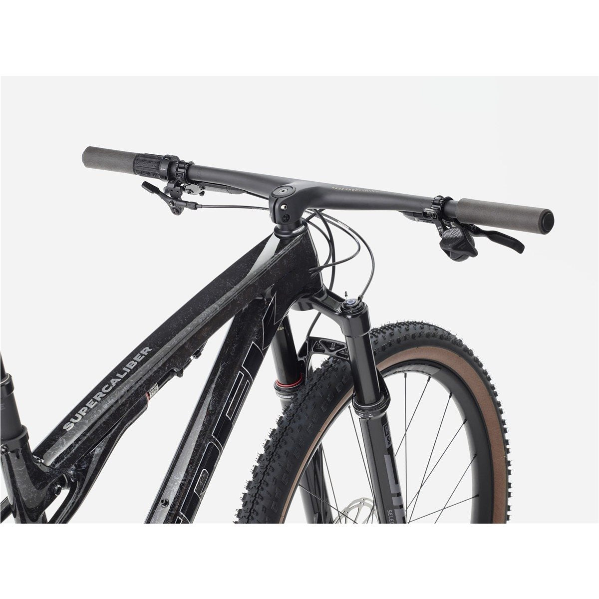 Heldämpad MTB Trek Supercaliber SLR 9.8 XO AXS Carbon Smoke/Galactic Grey Marble