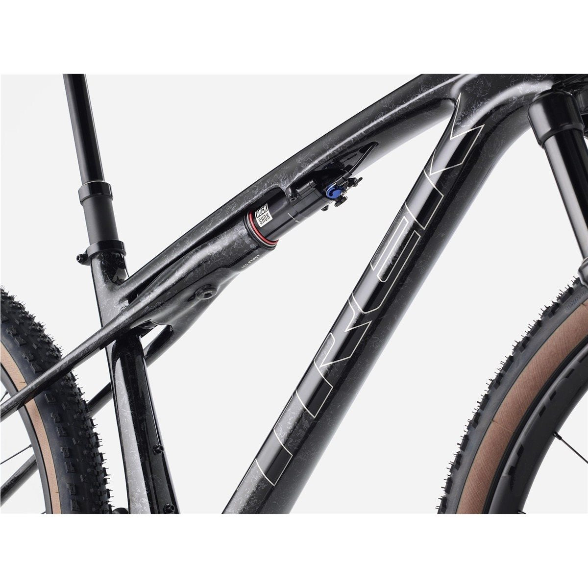 Heldämpad MTB Trek Supercaliber SLR 9.8 XO AXS Carbon Smoke/Galactic Grey Marble