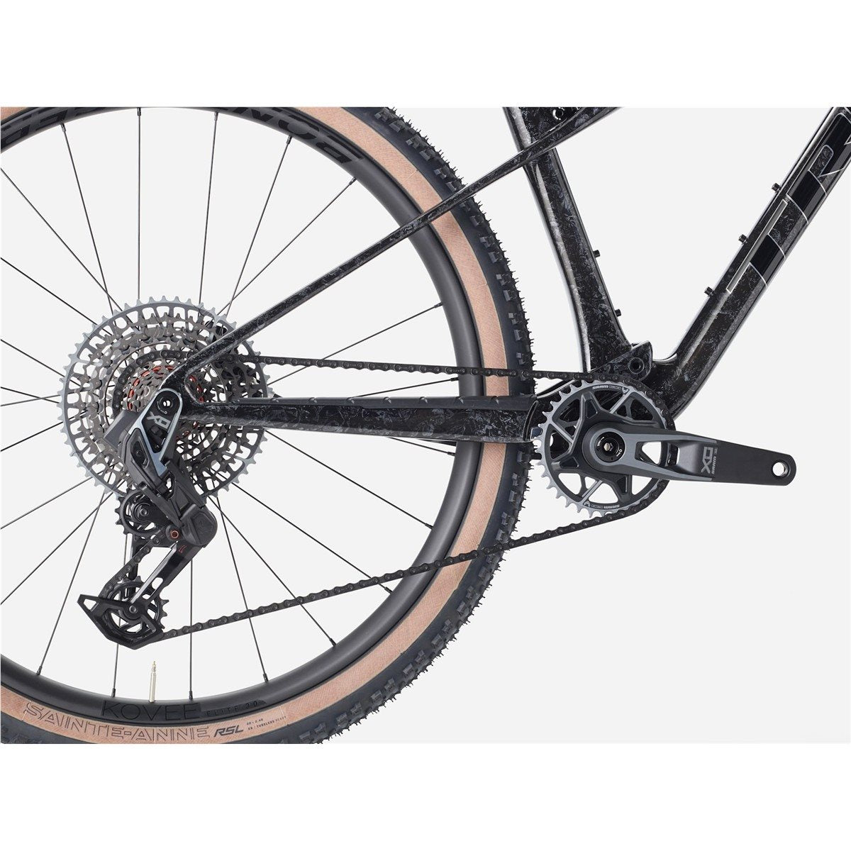 Heldämpad MTB Trek Supercaliber SLR 9.8 XO AXS Carbon Smoke/Galactic Grey Marble