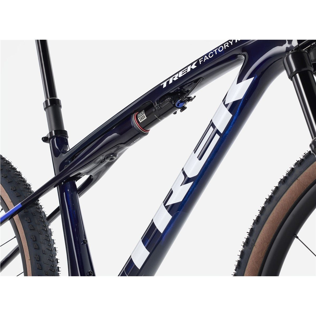 Heldämpad MTB Trek Supercaliber SLR 9.8 XO AXS Navy Smoke