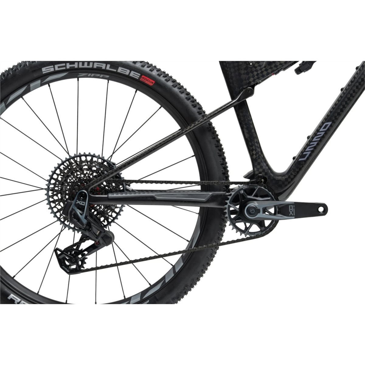 Heldämpad MTB Unno HORN Pro Carbon Matte