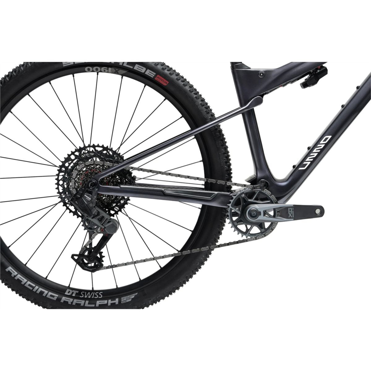 Heldämpad MTB Unno HORN Race Carbon Matte
