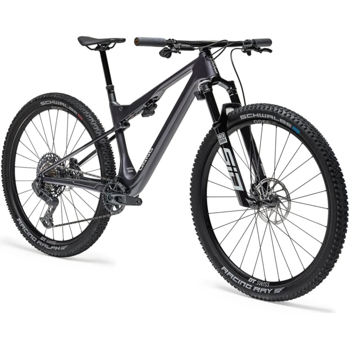 Heldämpad MTB Unno HORN Race Carbon Matte