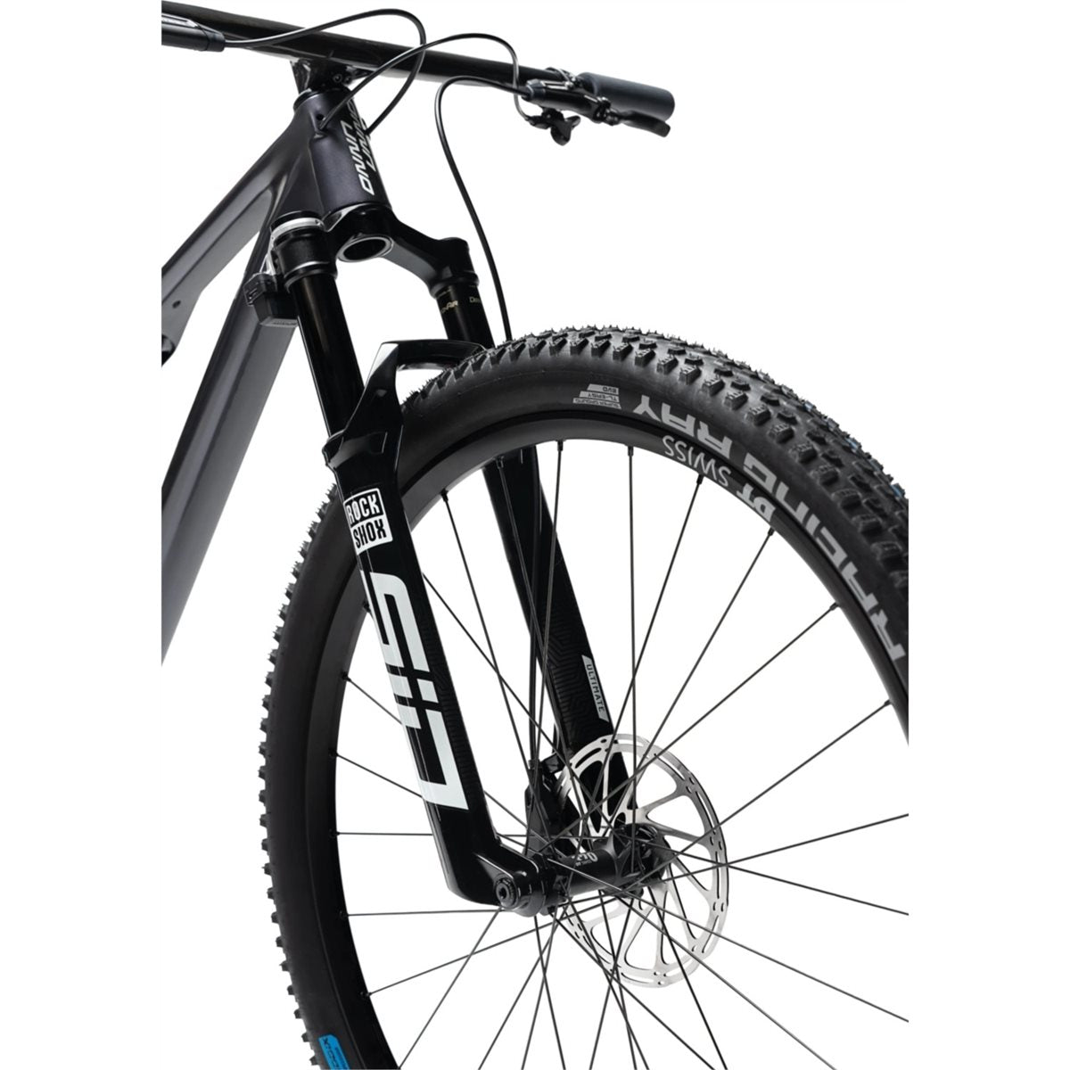Heldämpad MTB Unno HORN Race Carbon Matte