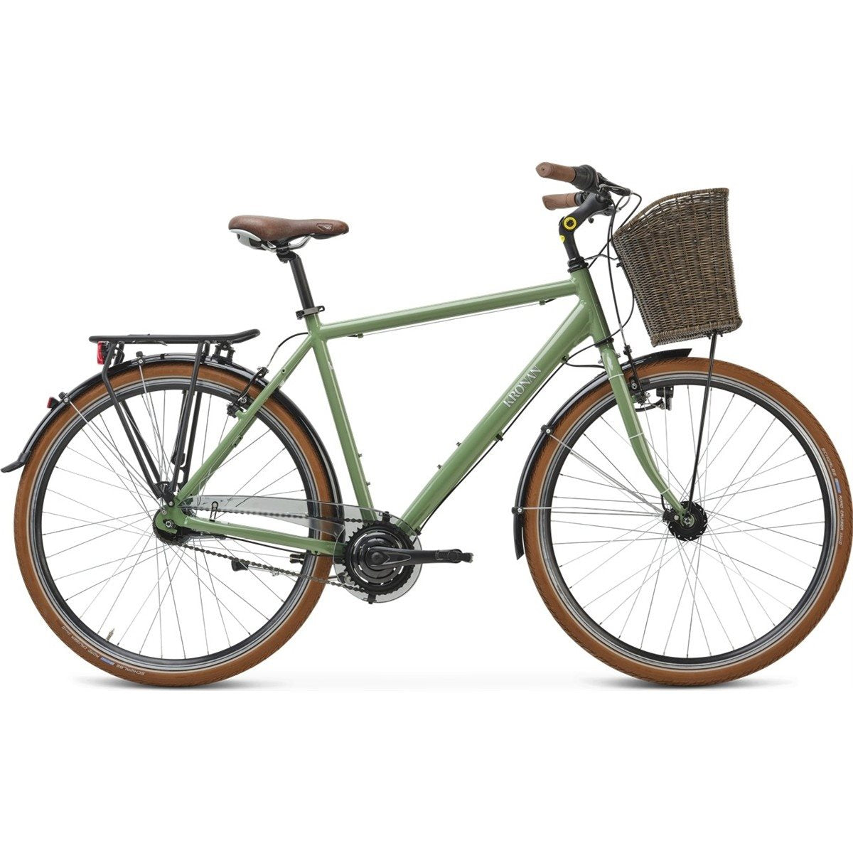 Herrcykel Kronan Major Herr Olive Green