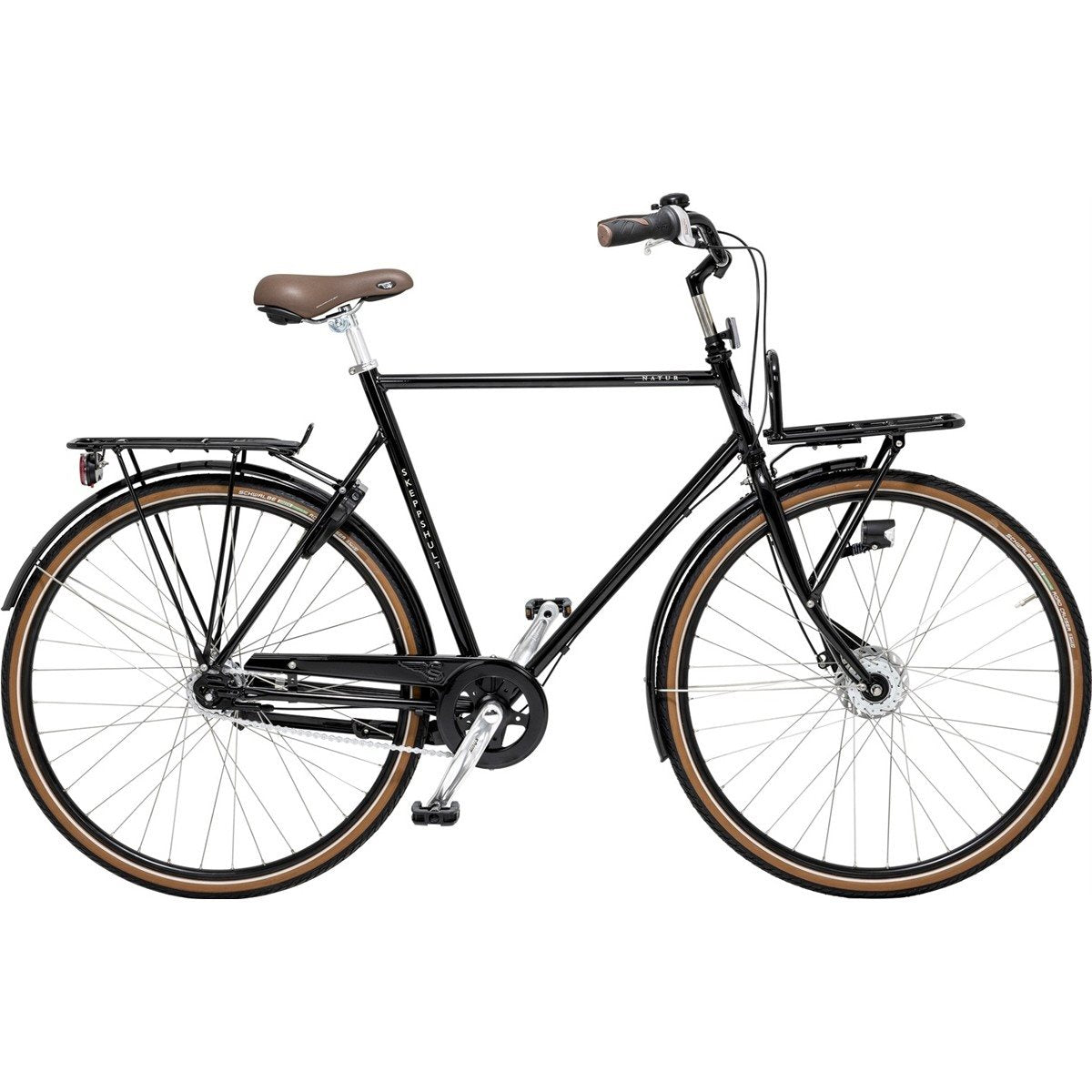 Herrcykel Skeppshult Natur 7-Vxl Spegelsvart