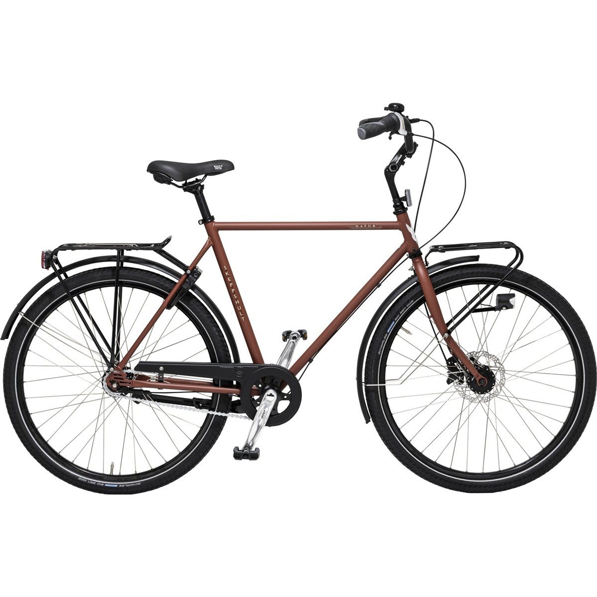 Herrcykel Skeppshult Natur Land 7-Vxl Bär Matt