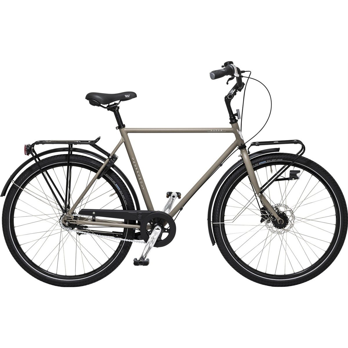 Herrcykel Skeppshult Natur Land 7-Vxl Lera Matt