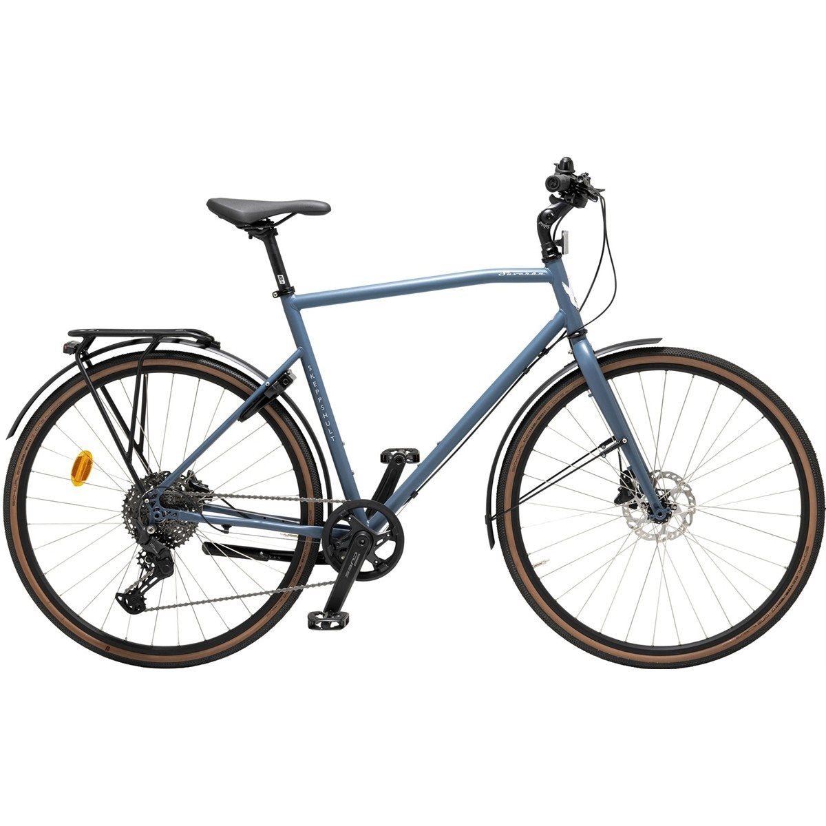 Herrcykel Skeppshult Suverän Stad 10-Vxl Blå Stal