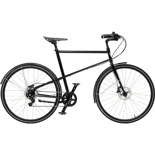 Herrcykel Skeppshult Z 11-Vxl Spegelsvart 58