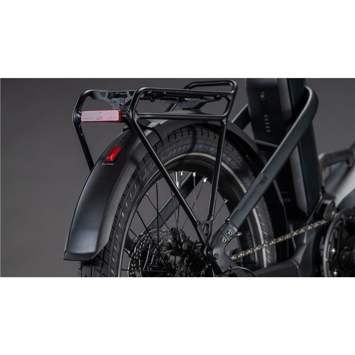 Hopfällbar Elcykel Cube Fold Hybrid 545 Coal/Reflex ONESIZE