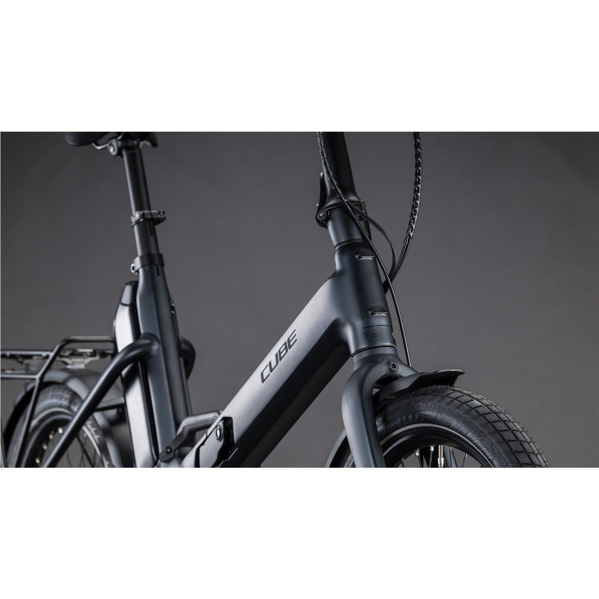 Hopfällbar Elcykel Cube Fold Hybrid 545 Coal/Reflex ONESIZE