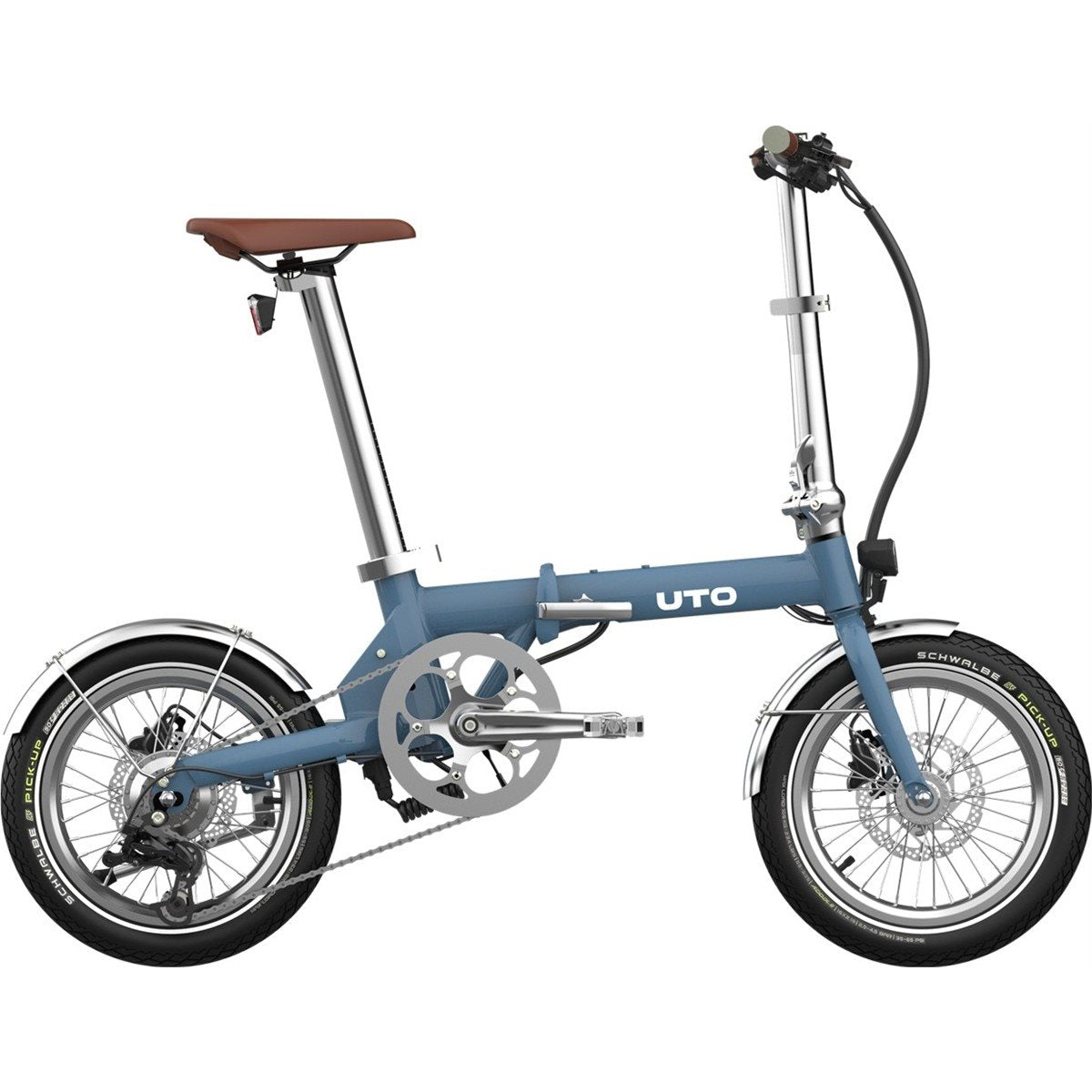 Hopfällbar Elcykel UTO Og16 Blue Satin 16"