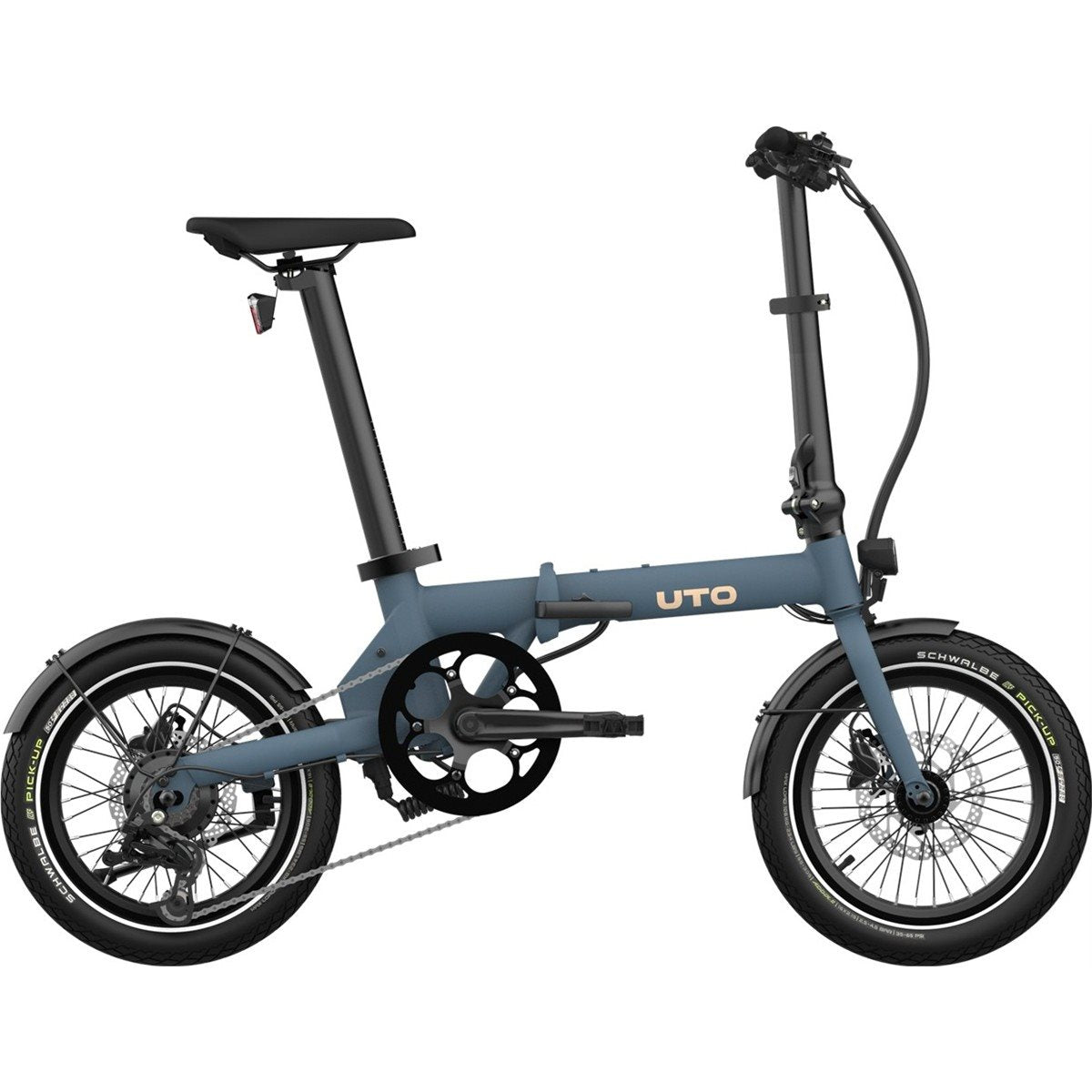 Hopfällbar Elcykel UTO Og16 Ocean Blue 16"