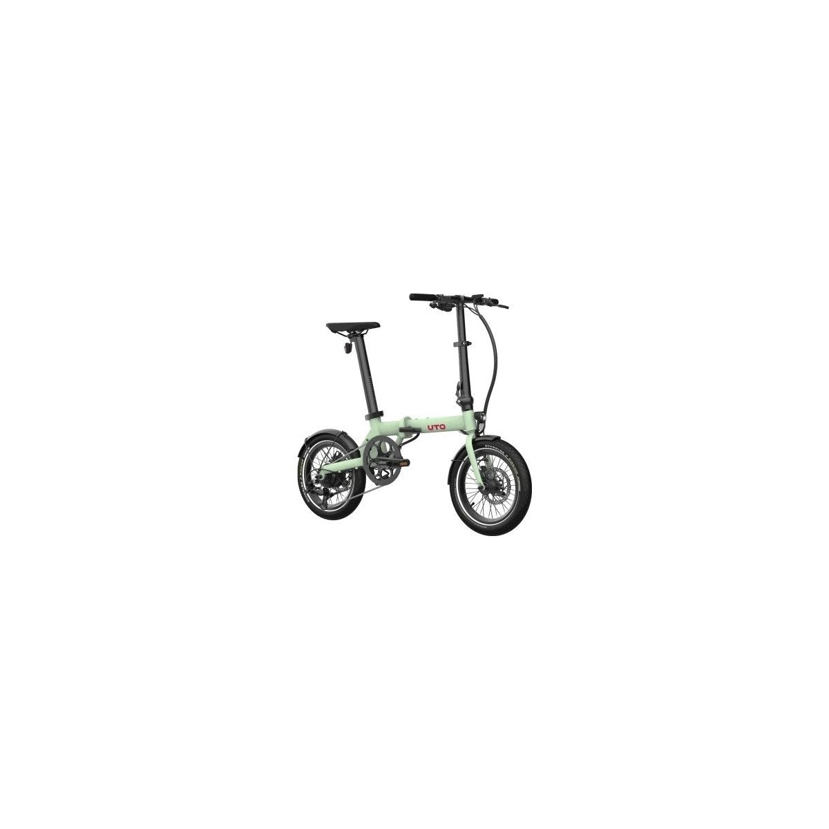 Hopfällbar Elcykel UTO Og16 Sage Green 16"