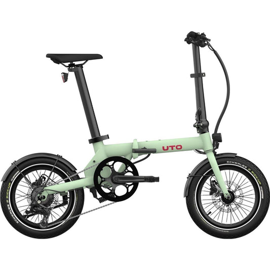Hopfällbar Elcykel UTO Og16 Sage Green 16"