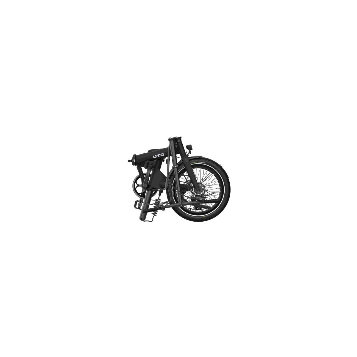 Hopfällbar Elcykel UTO Og20 500 Onyx Black 20"