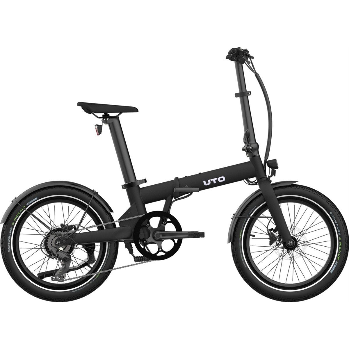 Hopfällbar Elcykel UTO Og20 500 Onyx Black 20"