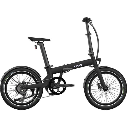 Hopfällbar Elcykel UTO Og20 500 Onyx Black 20"