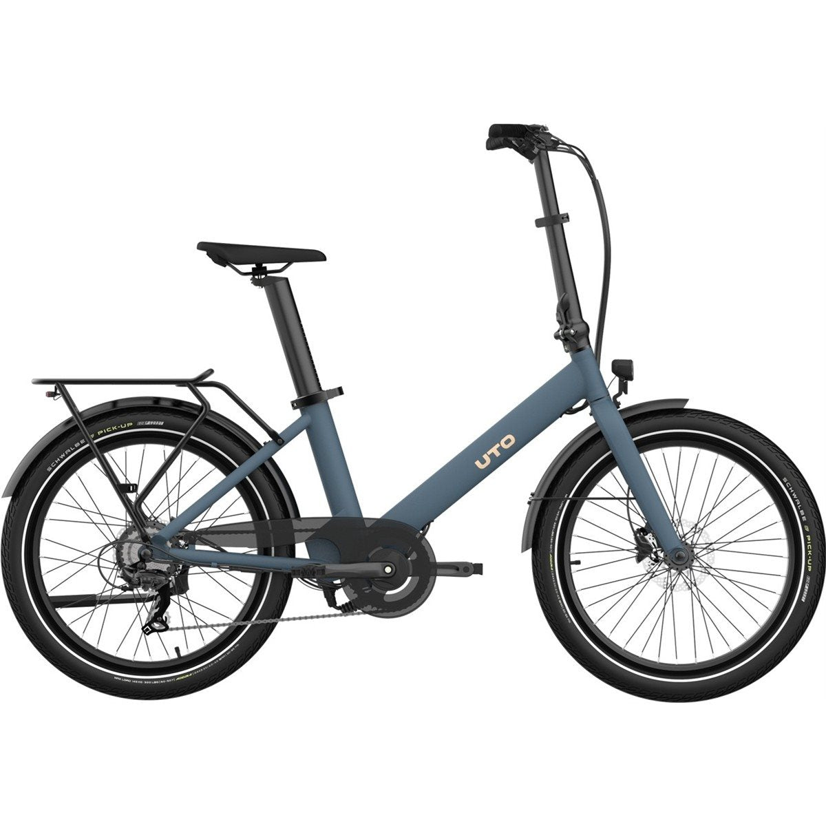 Hopfällbar Elcykel UTO Og24 Ocean Blue 24"