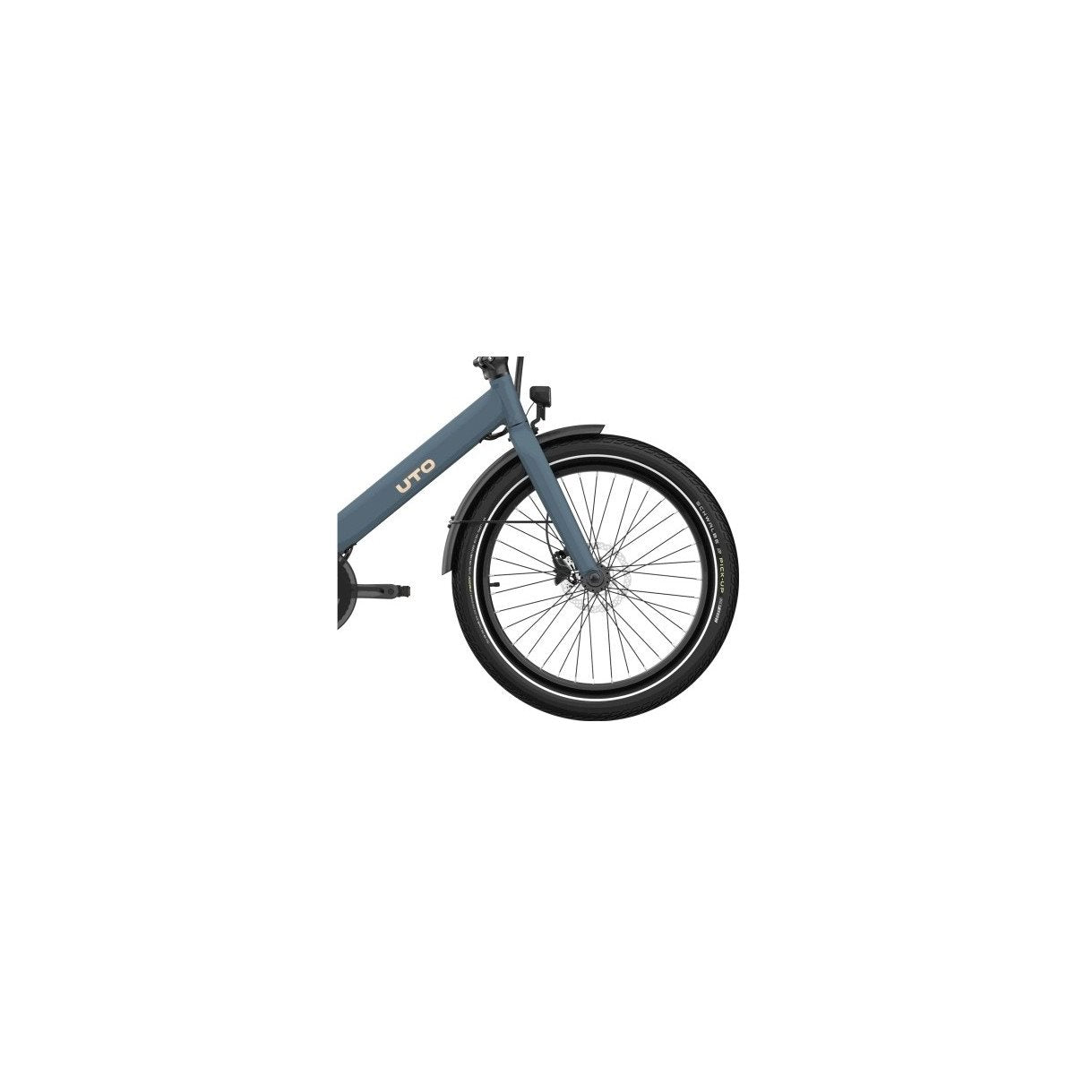 Hopfällbar Elcykel UTO Og24 Onyx Black 24"