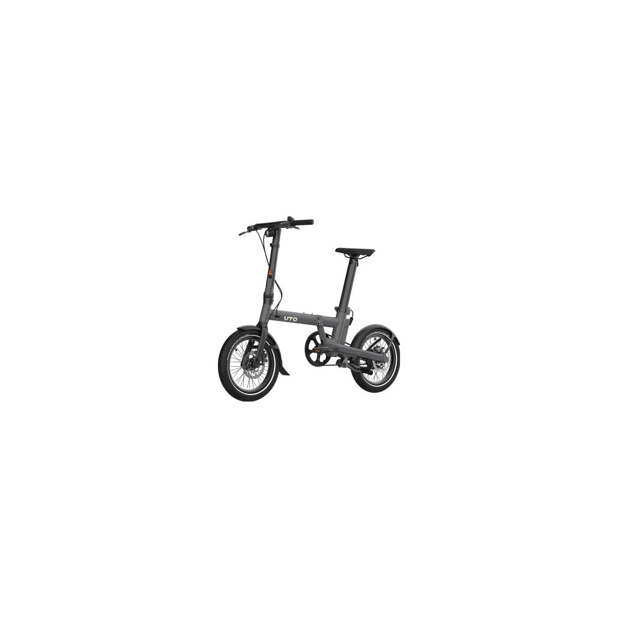 Hopfällbar Elcykel UTO Pro16 Anthracite Grey