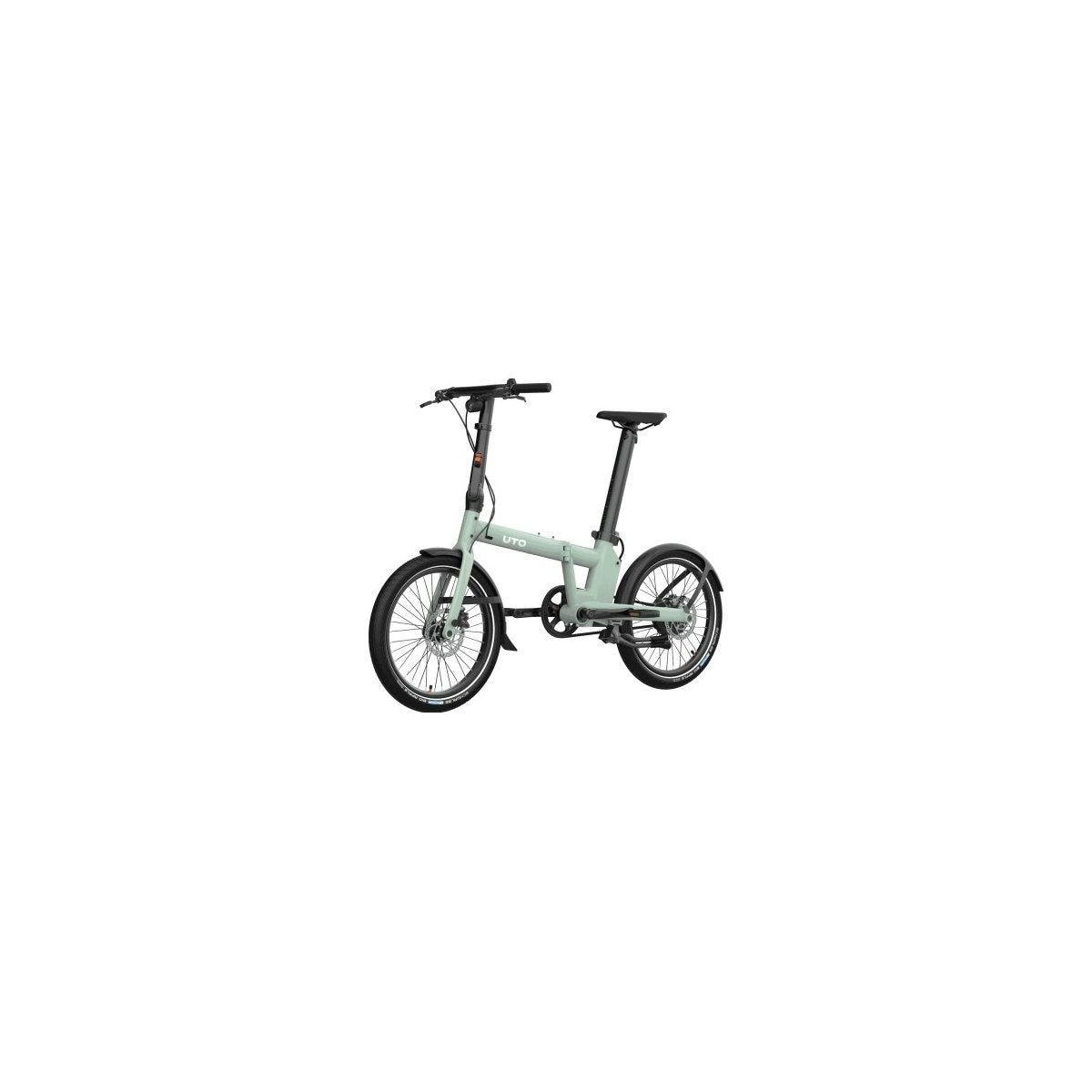 Hopfällbar Elcykel UTO Pro20 Smoked Green 20"
