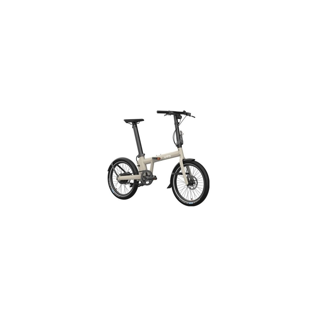 Hopfällbar Elcykel UTO Pro20 Taupe Satin 20"