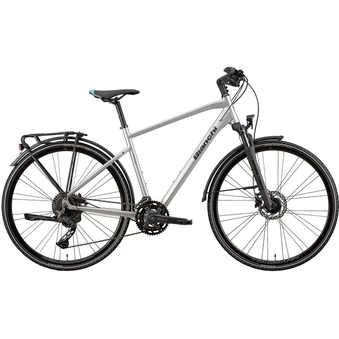 Hybridcykel Bianchi Spillo Tourer Grå Matt