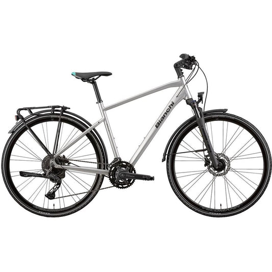 Hybridcykel Bianchi Spillo Tourer Grå Matt