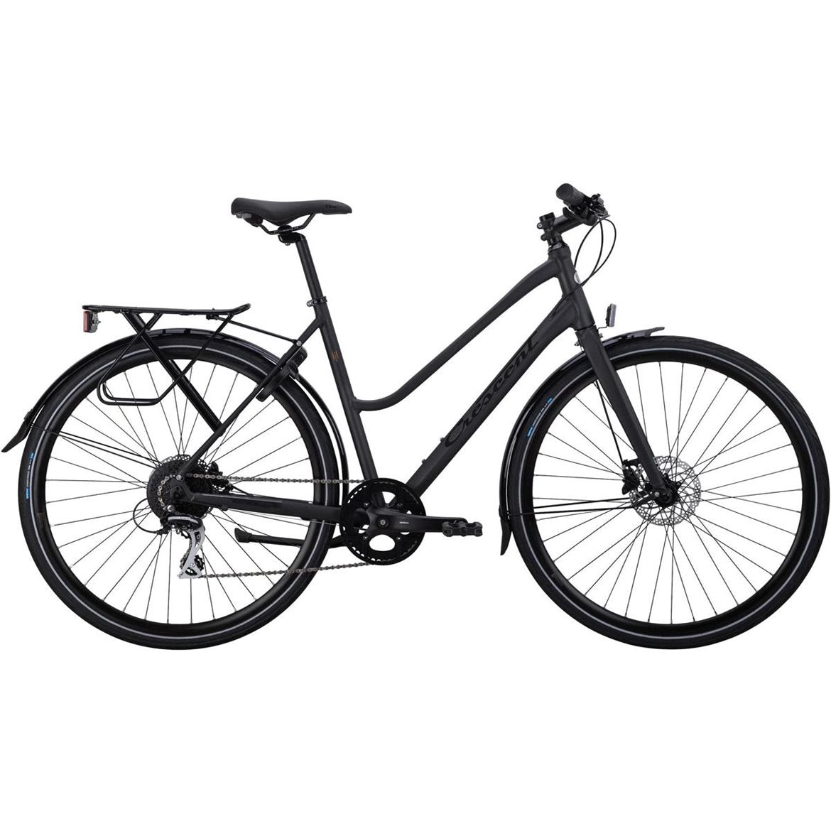 Hybridcykel Crescent Femto Svart