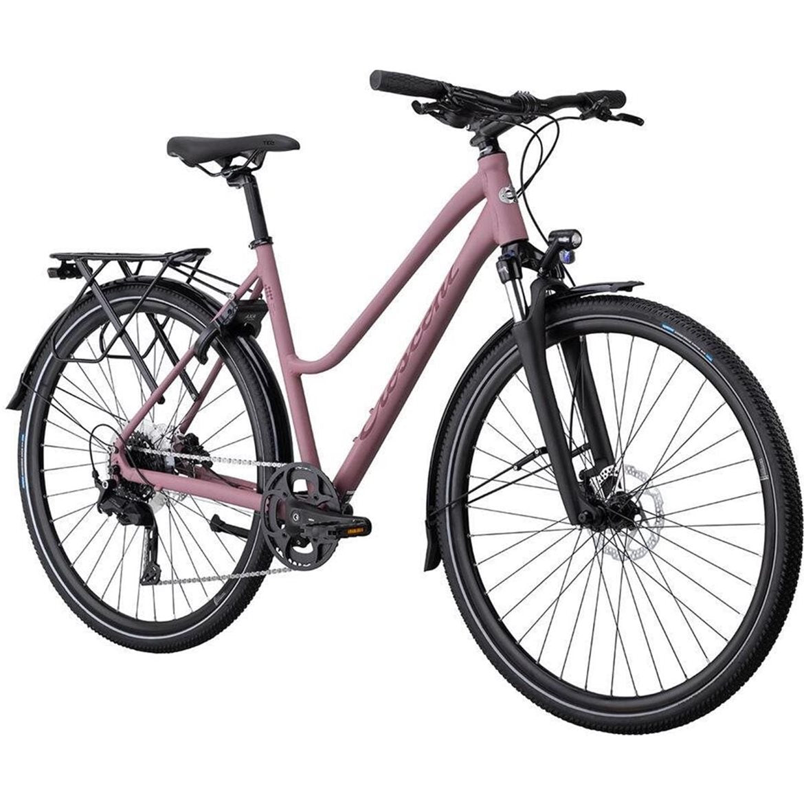 Hybridcykel Dam Crescent Åkulla 28 Tum 9-Växlar Bordeaux
