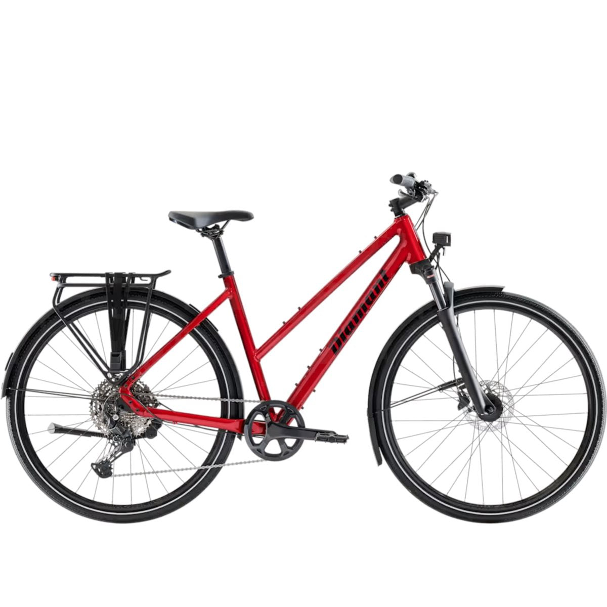 Hybridcykel Diamant Mahon Trip Plus Midstep Aventurinrot Metallic