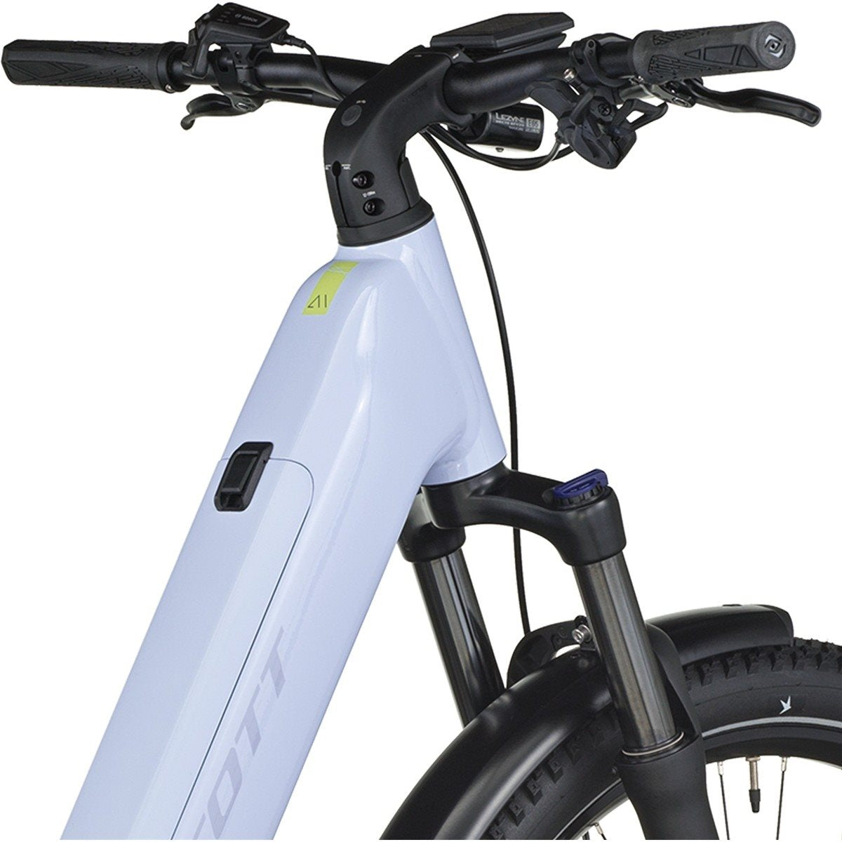Hybridcykel el Scott Axis 20 Wave Icy Blue