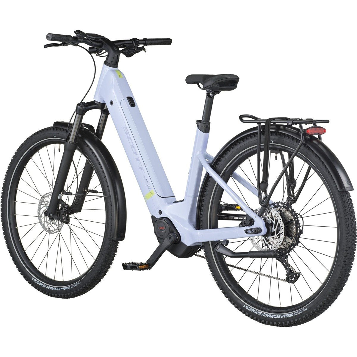 Hybridcykel el Scott Axis 20 Wave Icy Blue
